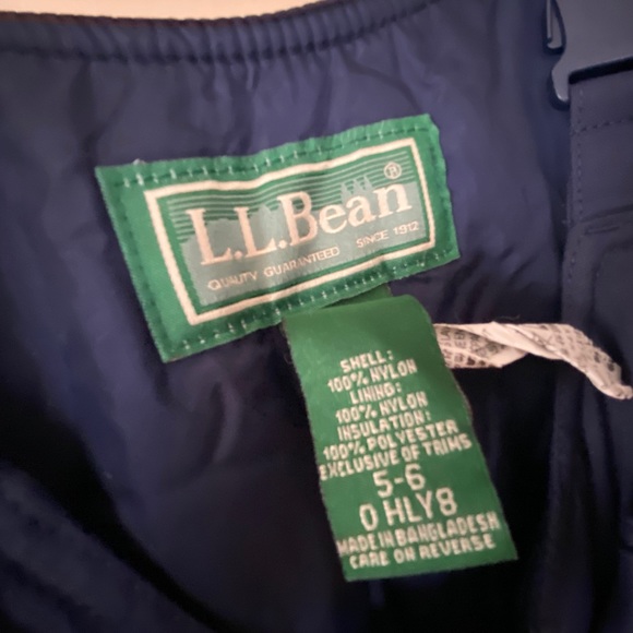L.L. Bean Bottoms L L Bean Snowski Bib Overalls Zip Front Adj
